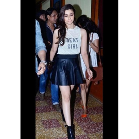 FRENCH CONNECTION Acid Zest BEAT GIRL Semi-Sheer TANK TOP Burnout Tee M - Picture 2 of 5